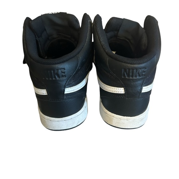 Nike Black and White High-Top Sneakers - Picture 4 of 7